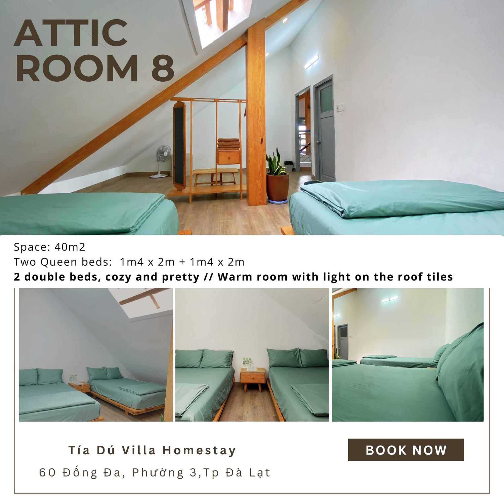 Tia Du Villa Homestay Đà Lạt Exterior foto