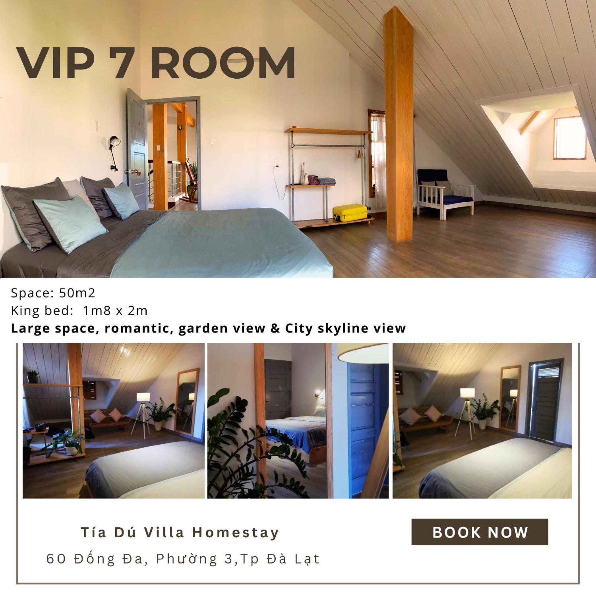 Tia Du Villa Homestay Đà Lạt Exterior foto