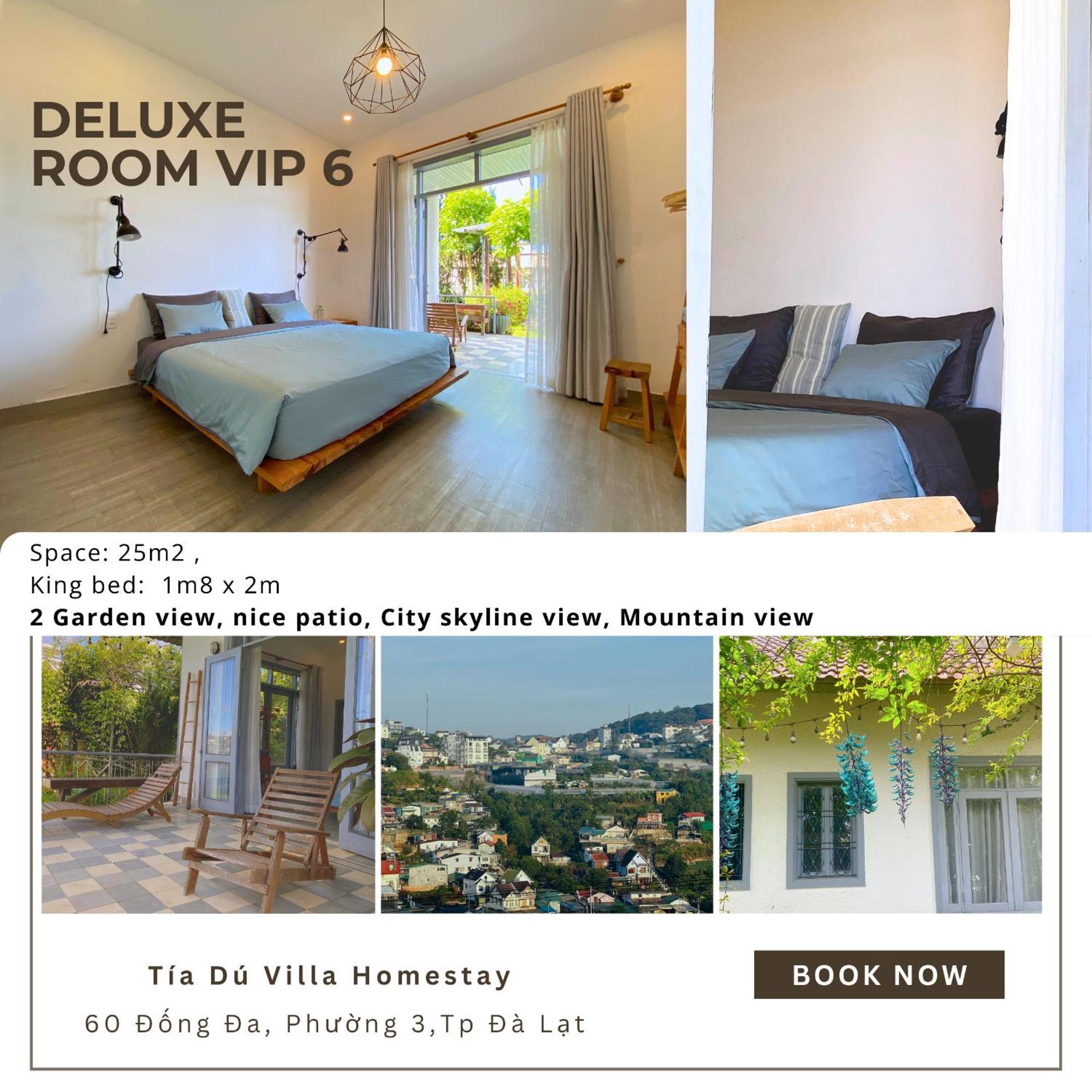 Tia Du Villa Homestay Đà Lạt Exterior foto